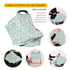 Belidome Soft Nursing Scarf - Lightweight Breastfeeding Cover for Baby Car Seats