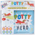 C.R. Gibson BTBB-24938 Hero Board Book, Wall Reward Chart, and Sticker Potty