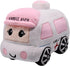 Soft Plush Ambulance Stuffed Car Toy, Cute White Truck Plushie, Excellent Gifts for Kids or Birthday Party (10.6 Inches)