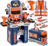 Kids Tool Bench Set with Electric Drill & Work Clothes, 68 PCS