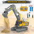 BEWEAI 11CH 2.4Ghz 3 4 5 6 7 8-12 Remote Control Excavator Toy RC Play Excavator Construction Vehicles, RC Sand Digger