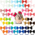 CÉLLOT Toddler Hair Accessories - 40pcs 2.75" Elastics Rubber Ribbon Bands, Bows for Baby Girls