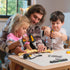 Set Kids Tool with Carrying Case, Electronic Toy Drill with Bits & Construction Vest Pretend Play Kit with Safety