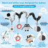 AJsupojouet 0-6 High Contrast Baby Toys - Black & White Hanging Toys for Car Seat, Stroller & Crib | Newborn Essentials