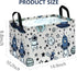 Rec Toy Box Chest Kids Hamper Storage Basket Collapsible Organizer Bin Gift Baskets for Home/Dorm/Kitchen/Pet/Office/Closet/Shelf