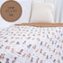 100% 47 47 Inches, 6 LollyBanks Baby Quilt Blanket, Cotton Muslin Blankets for Boys and Girls, Large x Layers Soft