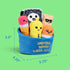 5 Emotional Support School Supplies Plush by Relatable - Cute Stuffed Animals and Squishy Toys, Fun Gift Ideas for All