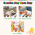 3+| Set Bright Stripes Art on The Go Collage Fun Jungle Theme Travel Kit for Kids Ages Mess-Free Activity with Crayons