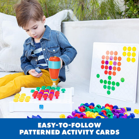 Design & Drill Activity Center for Toddlers - Creative Building Fun