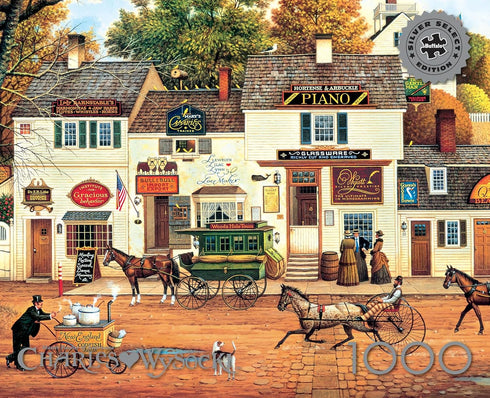 Buffalo Games - Charles Wysocki - Olde Cape Cod - 1000 Piece Jigsaw Puzzle for Adults Challenging Puzzle Perfect for Game Nights - Finished Puzzle Size is 26.75 x 19.75