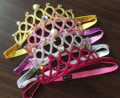 DANMY Baby Girl Super Elastic Headband, Toddler Hair Band Soft Headwrap Crown Hair Accessories