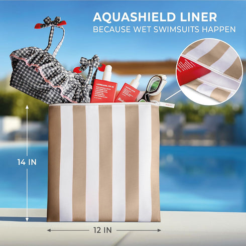 Bodysurf Wet Bag for Swimsuit, Beach, Pool, Gym, Travel, Dirty Laundry - Wet Bags for Baby, Kids, Toddlers, Pump Parts