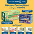 600 2.5" 1.75" Prompta Conversation Cards for Families Fun Family Game for Kids and Adults During Game Night, Family