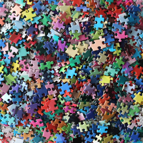 Moruska 1000 Piece Puzzles for Adults Teen - Gradient Color Rainbow Large Round Jigsaw