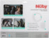 Nuby LED Light Backseat Baby Car Mirror with Remote Controlled Light, Wide View Shatter Resistant Mirror, Adjustable