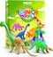 Dino Models Clay Craft Kit - Build 4 Dinos with Air Dry Magic Modeling Clay for Kids Ages 3-8, Perfect Easter Gift