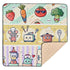 GuoChe Food Freshness Cartoon Character Pattern Soft Thick Baby Play Mat for Indoor