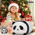 Set 4 Panda Plush, Stuffed Animal with Baby Pandas, Soft Stuffed Toy Pillow, Cute Birthday for Kids Boys Girls