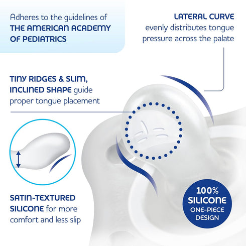 0-2 100% 2-Pack, Chicco PhysioForma Mini Orthodontic Pacifier for Babies Months, Ultra Light & Small, Soft Silicone