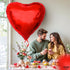 KatchOn Big Red Heart Balloons - 32 Inch, Pack of 2 for Valentines Day Decorations, Heart Shaped Balloons