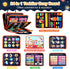 Teefrye 1-3 3-4 3-5 Toddler Busy Board Montessori Toys: for Toddlers Year Old Educational Activity Book Sensory Board