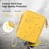 Canboc Carrying Case for Anbernic RG405V Retro Handheld Game Console, Yellow Storage Box with Mesh Pocket for Cable, SD