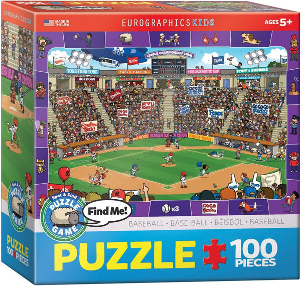 Baseball - Spot and Find 100-Piece Puzzle - Star