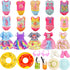 Mini 5.3 Inch Doll Clothes & Accessories Set with 6 Beach Swimsuits, 3 Dresses, 2 Swimming Rings, 2 Drinks, 2 Hats, 2