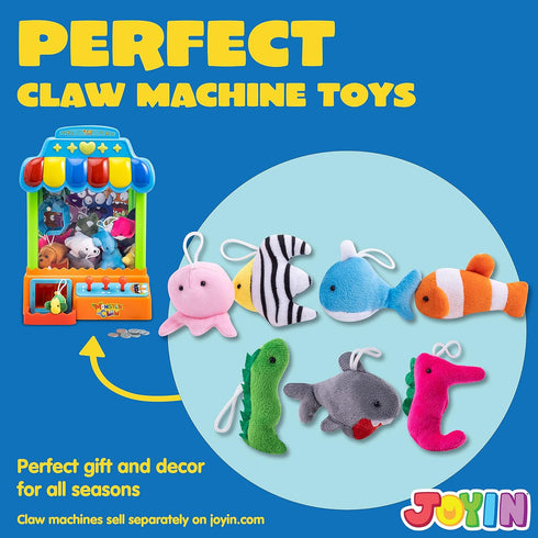 24 (24 3" JOYIN Pcs Mini Sea Animal Plush Toys Units Each), Stuffed Sea Animal Bulk for Kids Birthday Party Favors