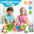 8-Pack JOY SPOT! Play Dough Jars, Reusable Sensory Play Kit for Kids, Non-Toxic, Educational Creative