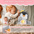 4 Breathing Stuffed Animal, Soothe Snuggle Penguin Plush for Anxiety Adults and Kids, Volume Control, Machine Washable