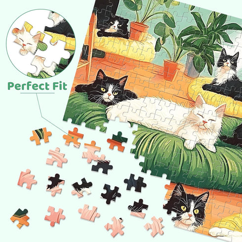 300 Adults,300 8-10 10-12 Aniamls 300 20.5x15 Jigsaw Puzzles Pieces for Piece Puzzles for Kids Ages Cat Puzzle Pieces