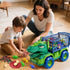 22 1 Set 3-5 5-7, 18 3 4 5 6 7 in Toddler T-rex Dinosaur Truck Toy for Kids Boys Tyrannosaurus Carrier Transport Truck