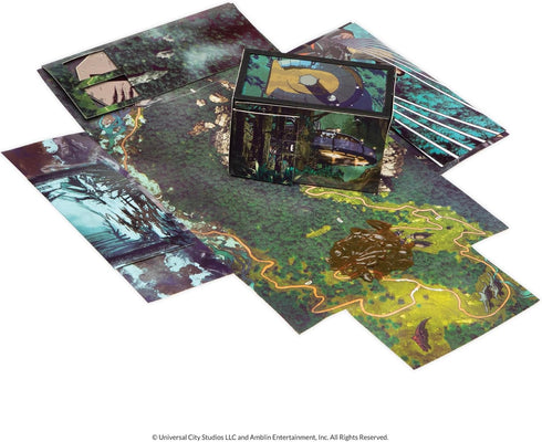 AdventureX Jurassic World Dinosaur-Themed Escape Room Board Game, Single Use for Kids Ages 8+