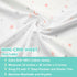 American Baby Company 2 Pack 100% Natural Cotton Fitted Mini Crib Sheets, 38" x 24", Pink Stars/Zigzag