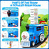 chikro 3-4 3-4 Domino Train Toys Games for Kids - Automated Dominoes-Placing Model Train for Toddlers Age Montessori