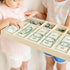 Melissa & Doug Play Money Set: Educational Toy with 50 Paper Bills, Plastic Coins, and Wooden Cash Drawer