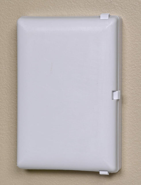 Baby Toddler Electrical Safety Cover Guard for Home and Business, Traditional Outlet (1 Count, White) - Pet Resistant,