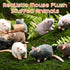 Honoson 8 Pcs Rat Plush Mouse Stuffed Animal, 7 Inch Fake Rat Toys, Cuddly Realistic Plushies for Birthday Halloween