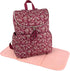 Backpack Multi-Function Floral Diaper and Travel Nappy Baby Bag with Changing Pad and Stroller Straps