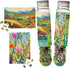 MicroPuzzles “Fields & Flowers” Mini Puzzles for Adults, 2-Pack, 150 Piece, 4” x 6” Inch, Compact Jigsaw Puzzles