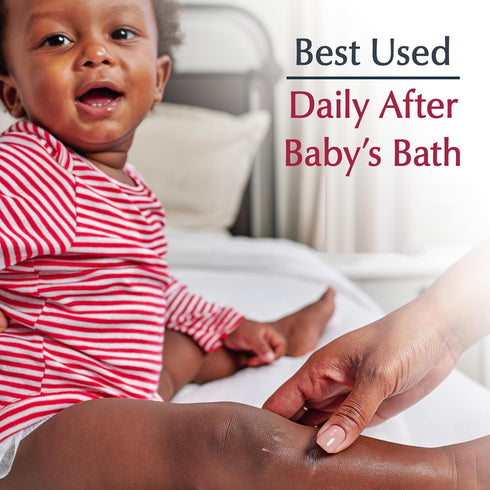 B5 13.5 Oz Eucerin Baby Body Lotion, Hypoallergenic and Fragrance Free Baby Lotion with Pro-Vitamin and Shea Butter, Fl
