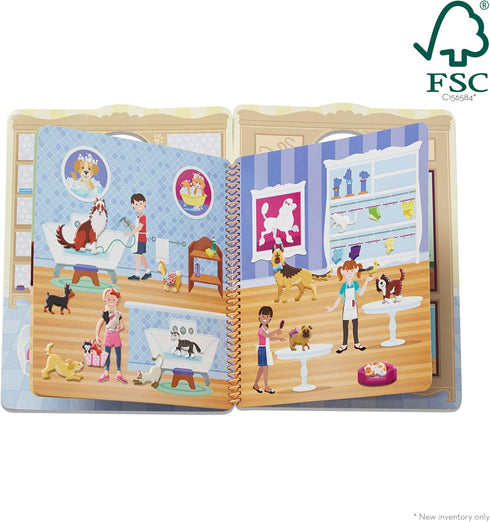 Melissa & Doug Pet Shop Puffy Sticker Set, 115 Reusable Stickers - FSC Certified