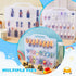 2 Pack Toy Storage Container and Organizer Case with 48 Compartments, Small Toy Organizer Cars Carrying Case Compatible
