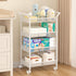 3IngSeagulls Baby Diaper Caddy Cart, 4-Tier Diaper Caddy Organizer and Storage, Rolling Utility