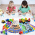 72 Cinrobiye Pcs Monster Truck Party Favors Bulk, Truck Car Coloring Books with Crayons Stickers Stampers Goodie Bag