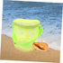 Beach Storage Bag for Kids - Mesh Beach Tote Organizer for Summer Bags, Toy Bucket, and Sand Toy Bag in Green