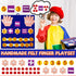 2 Handmade Felt Finger Toy Set, Felt Math Toys for Kindergarten Learning, Counting Finger Boards Addition Subtraction