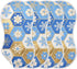 tplaotee 22x11in Merry Christmas with Blue and Gold Snowflakes Cotton Neutral Burp Cloths Good Absorbent? Baby wash