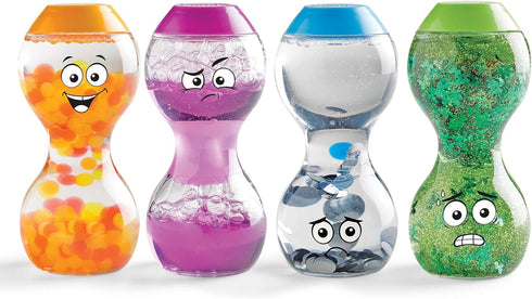 hand2mind Express Your Feelings Sensory Bottles- Secondary Emotions, Toddler Sensory Toys, Quiet